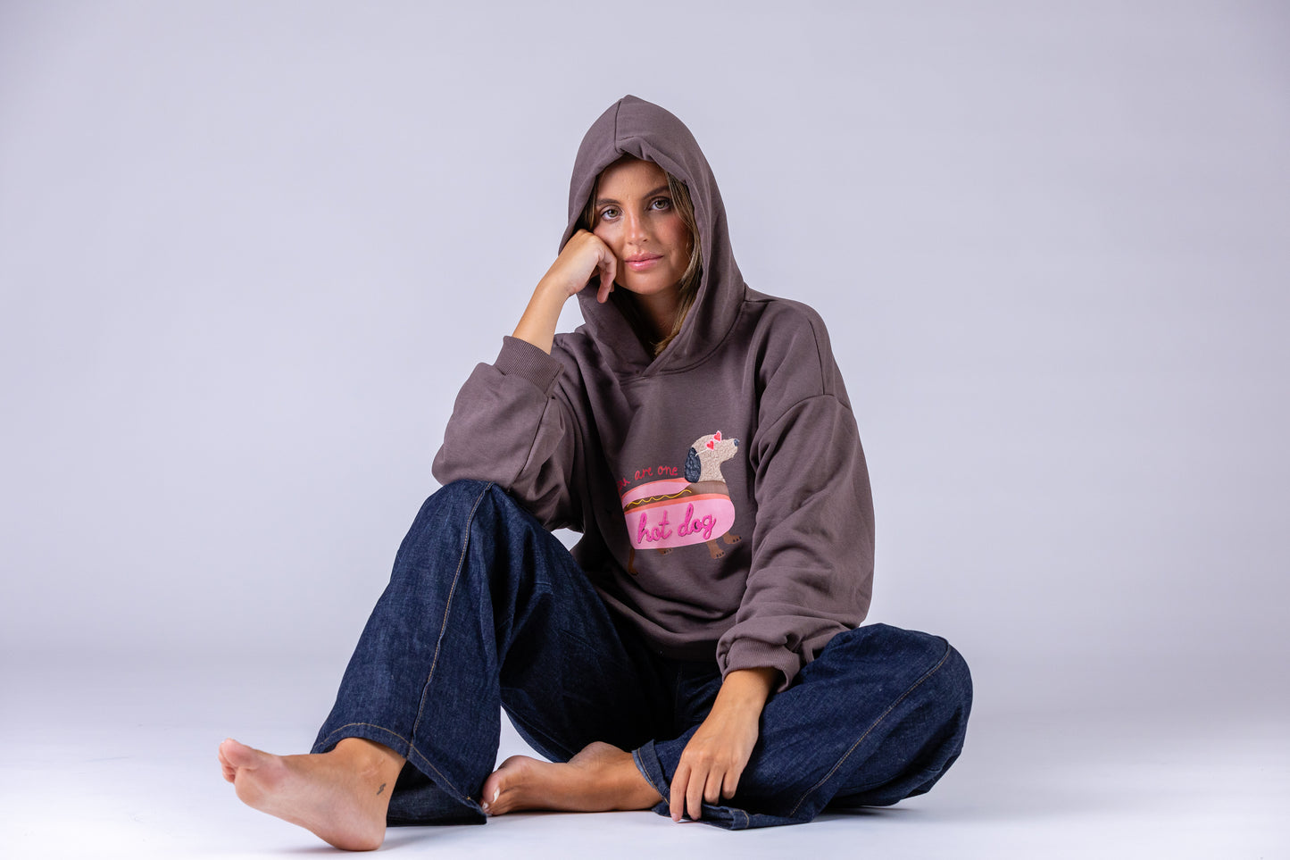 Camisola Hot Dog Castanha