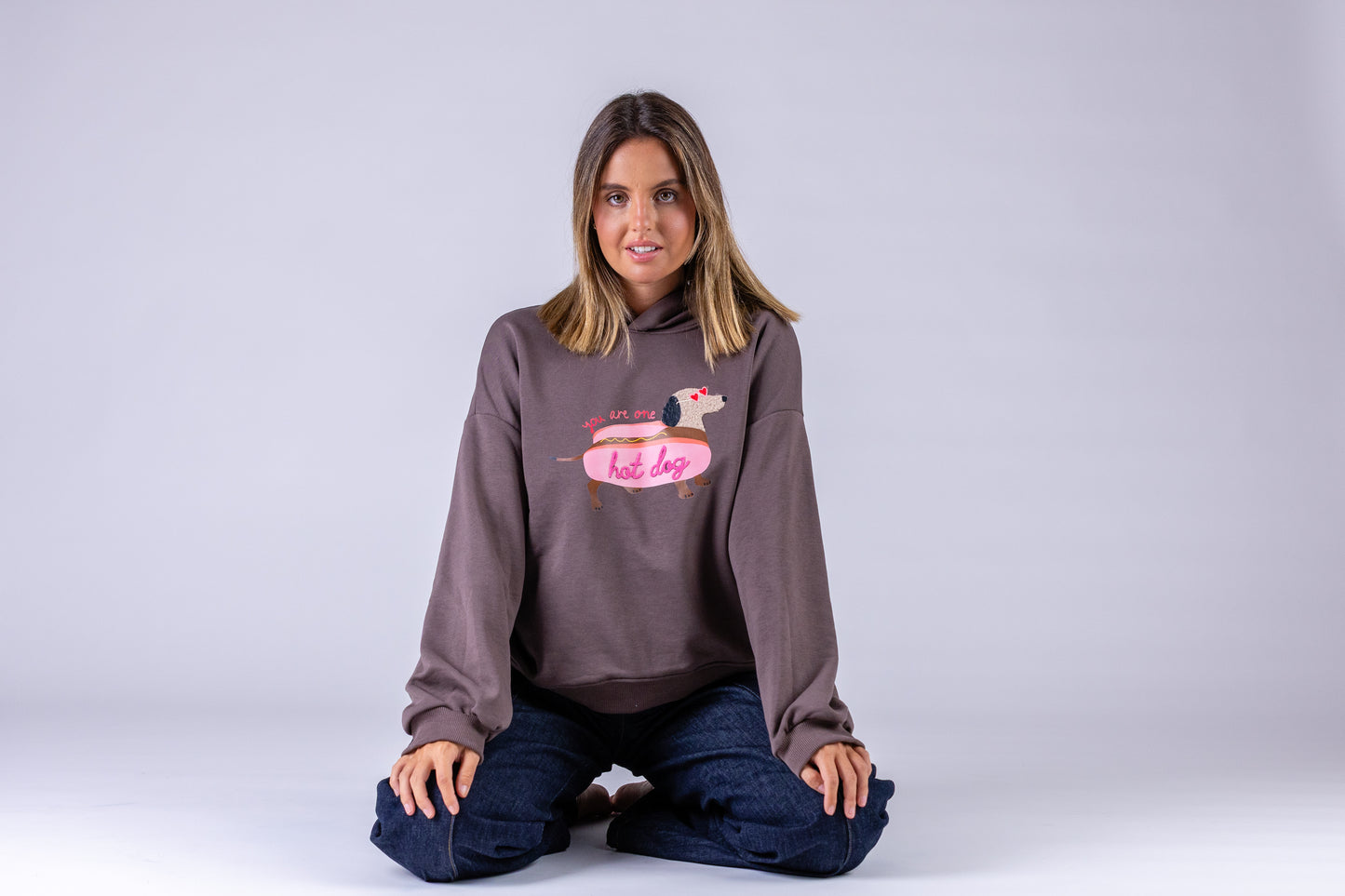 Camisola Hot Dog Castanha