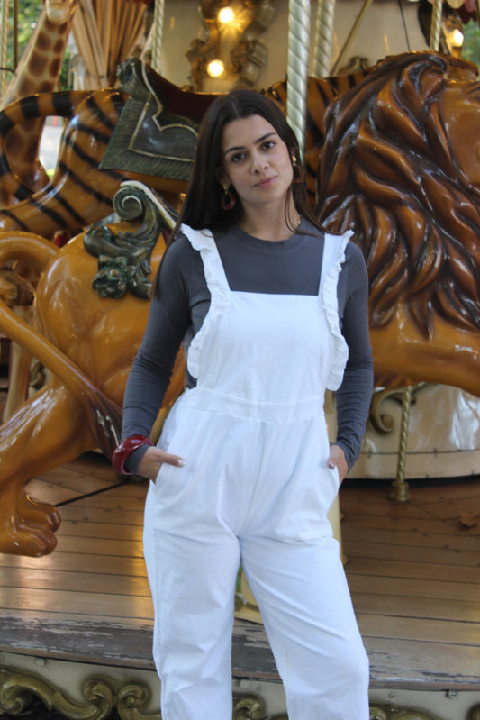 Macacão Estrela Branco