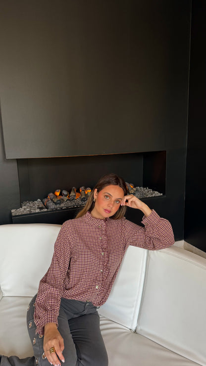 Camisa Leonor Cor de Rosa