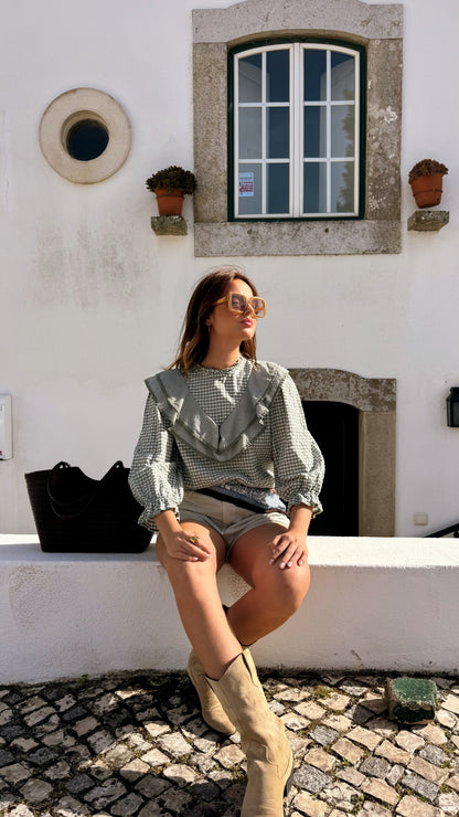 Camisa Ana Maria Verde
