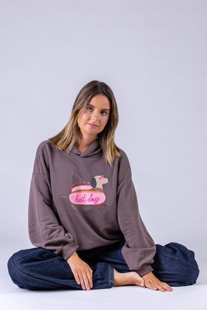 Camisola Hot Dog Castanha