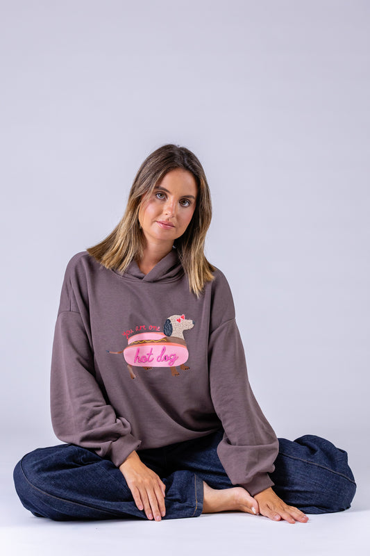 Camisola Hot Dog Castanha