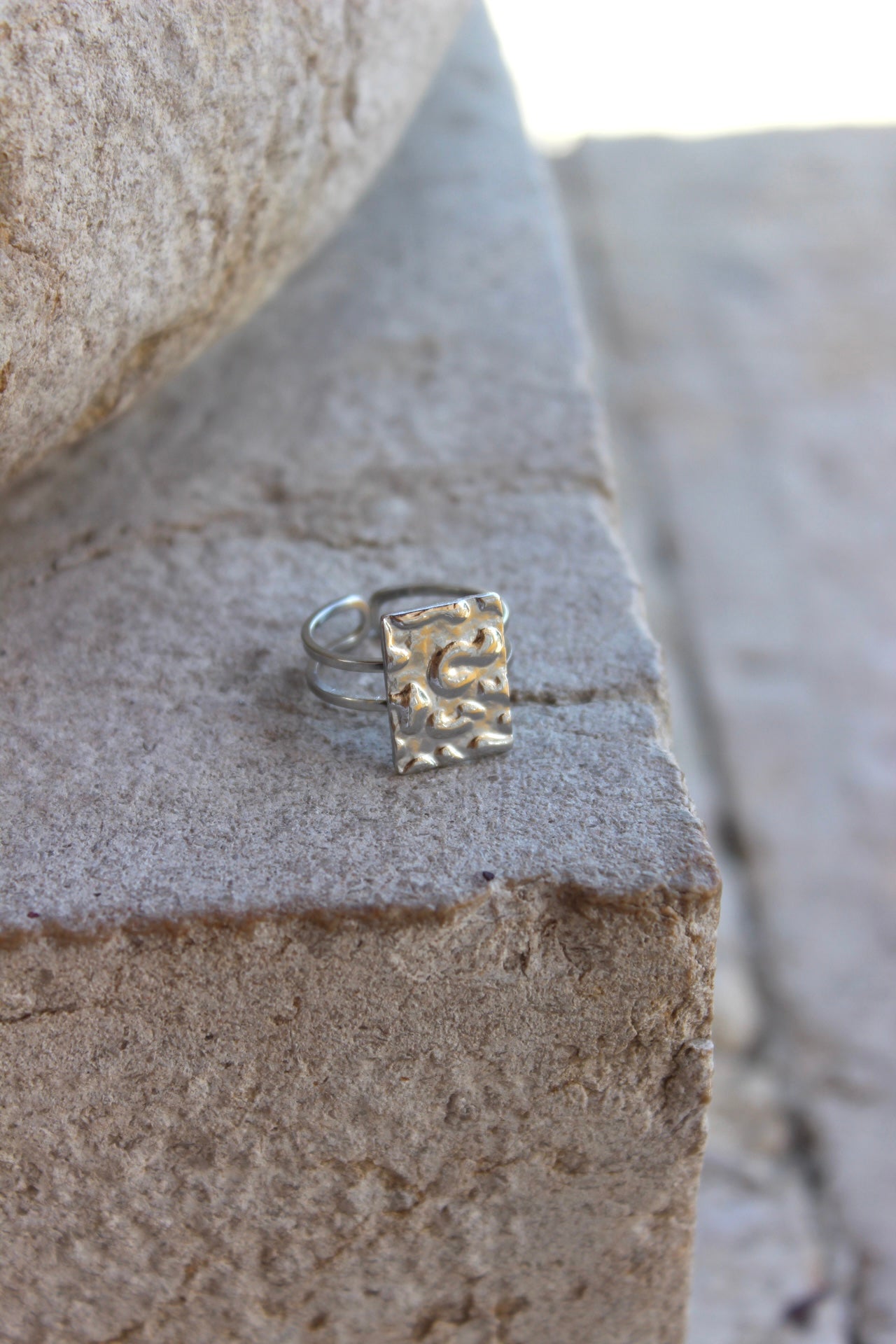 Anel Be Free Prateado