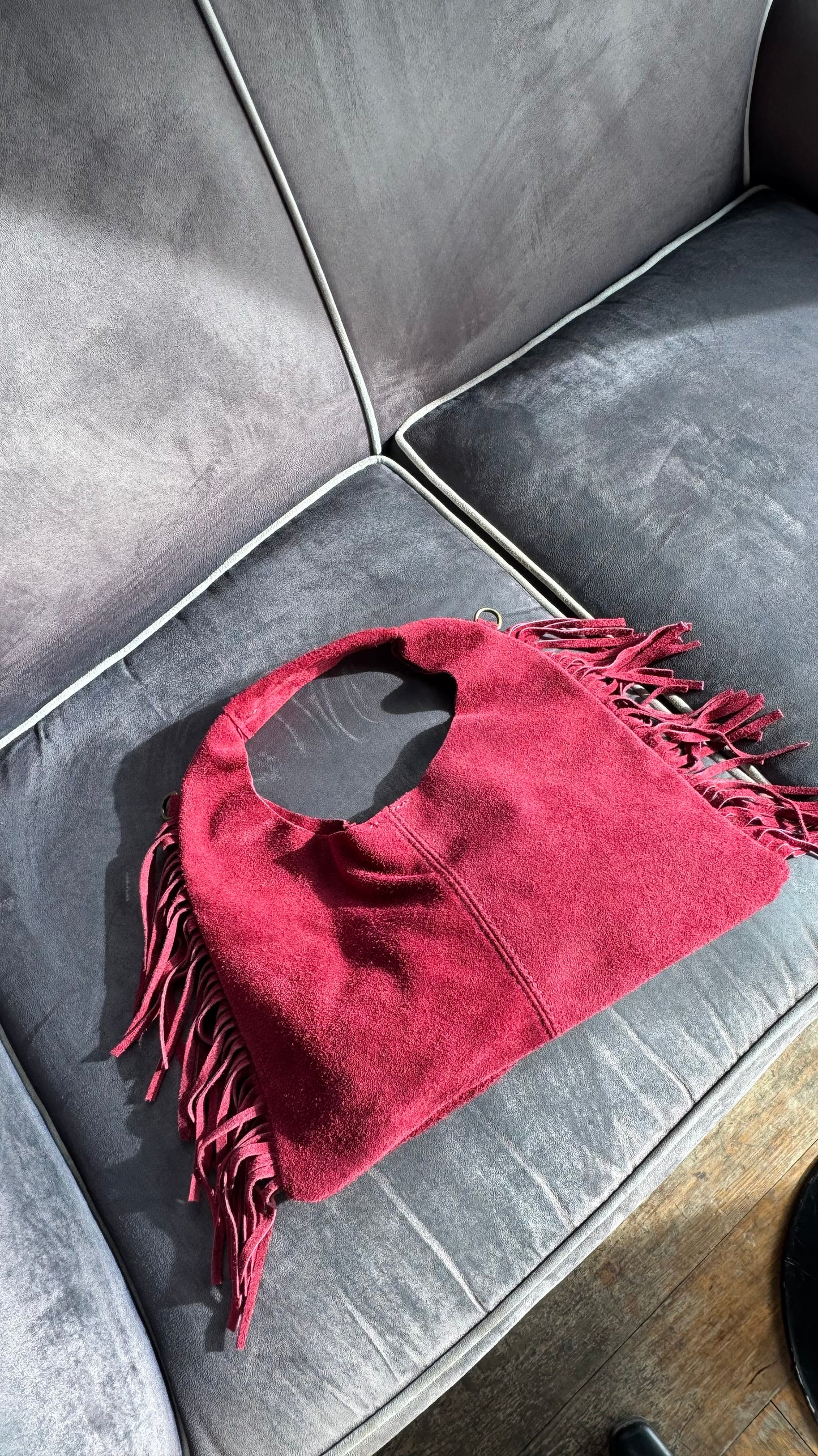 Carteira Franjas Bordo